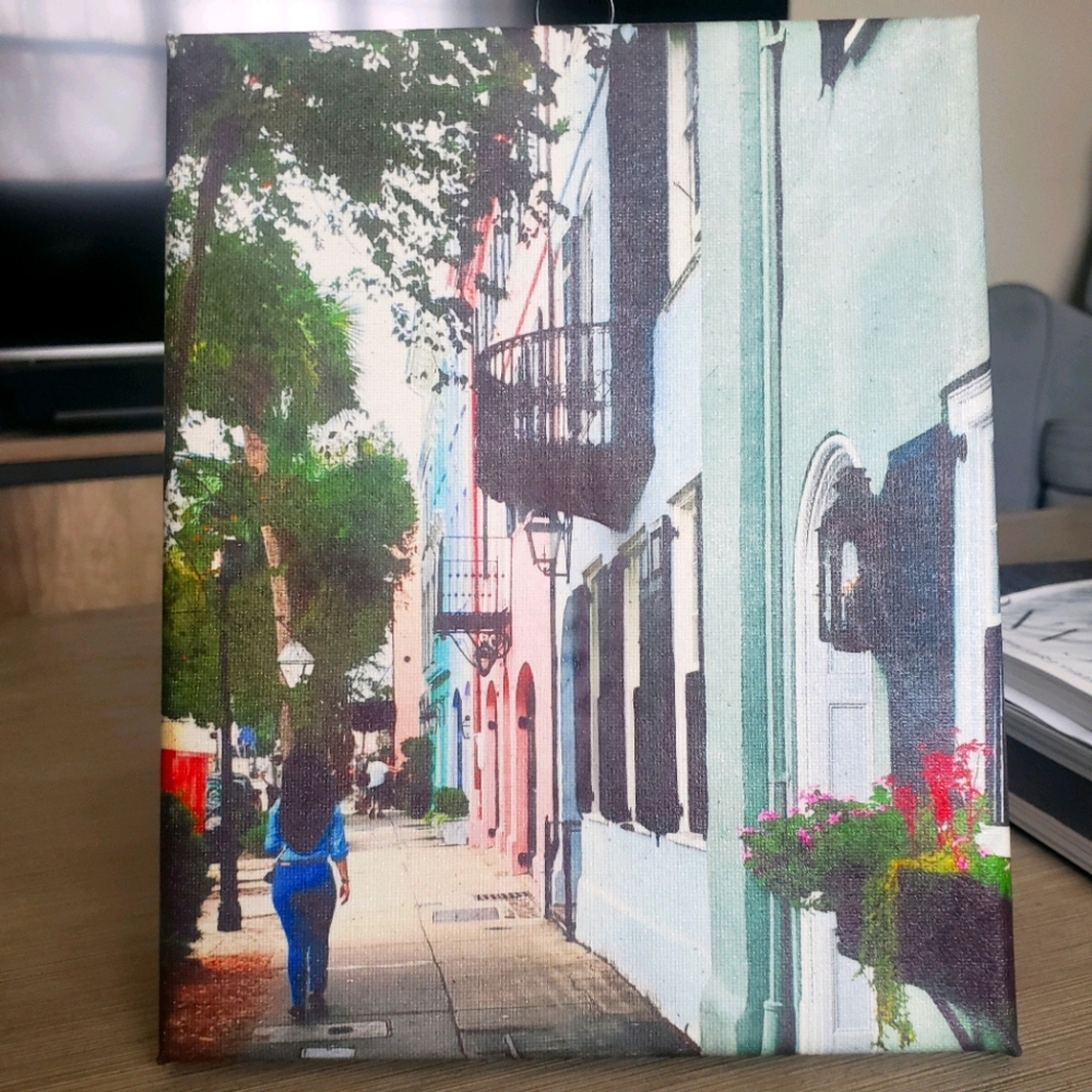 Canvas pictures Rainbow Row